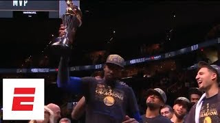 [FULL] Kevin Durant's 2018 NBA Finals MVP acceptance speech | ESPN