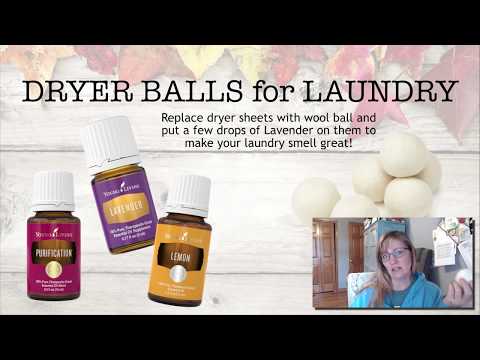 Wool dryer balls essential oils - how to use wool dryer balls to