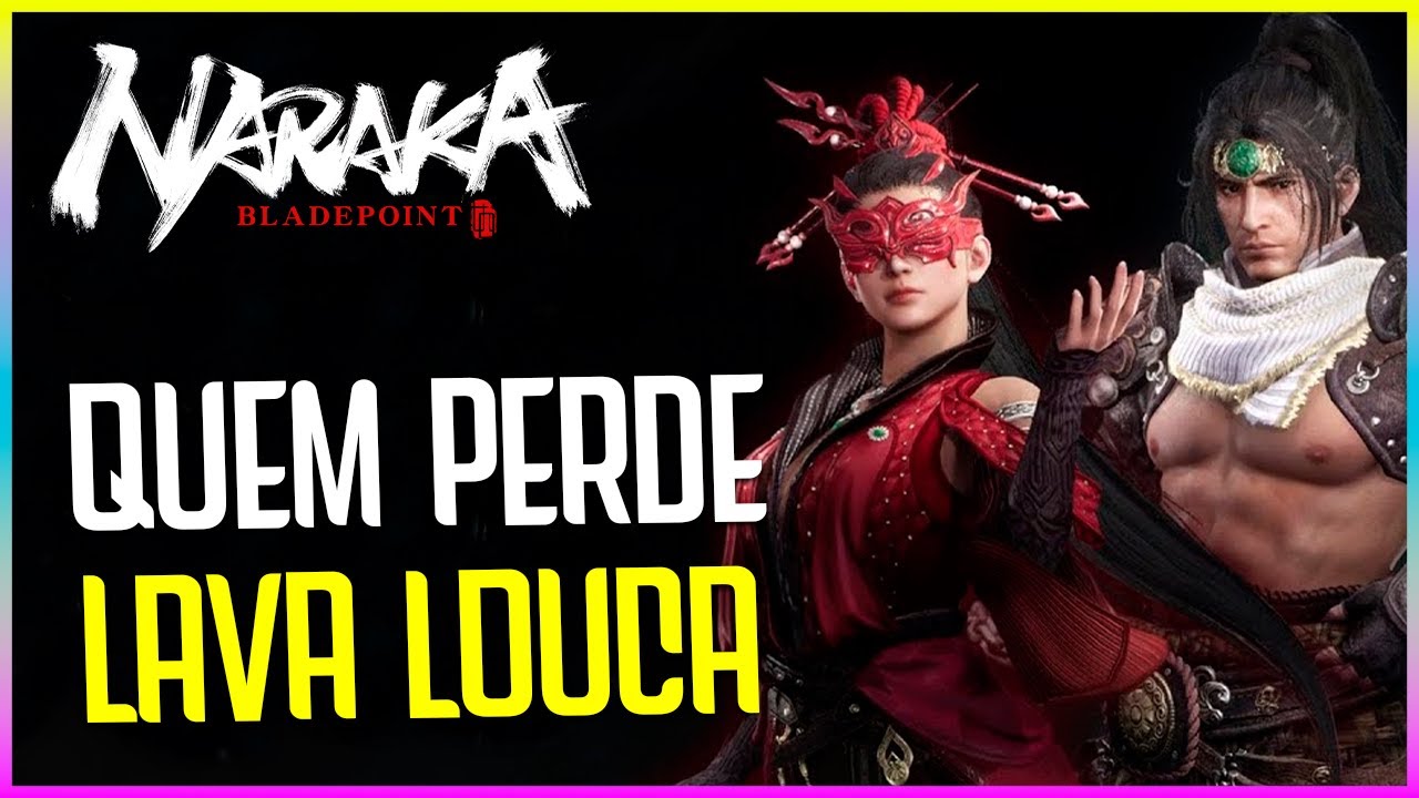APOSTEI UMA PARTIDA COM A MINHA MULHER E QUEM PERDER LAVA A LOUÇA!! NARAKA BLADEPOINT