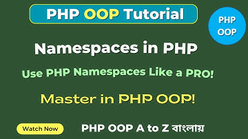 PHP Namespace Tutorial for Beginners | Master Namespaces in OOP PHP in Minutes! | SoftAll