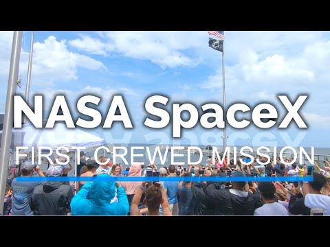 NASA SpaceX launch Astronauts From Florida Kennedy Space Center 🚀