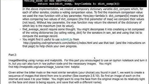 Programming Assignment #1 2016