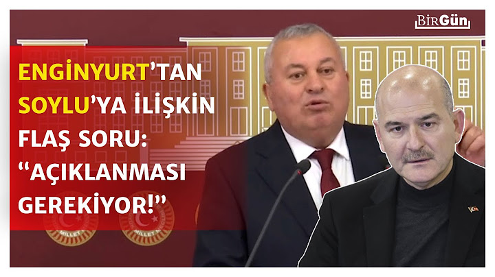 Cemal Enginyurt'tan Soylu'ya ilişkin flaş soru: "Bunun kamuoyuna açıklanması gerekiyor!"