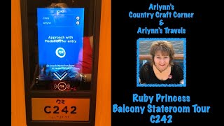 Ruby Princess Balcony Stateroom Tour C242