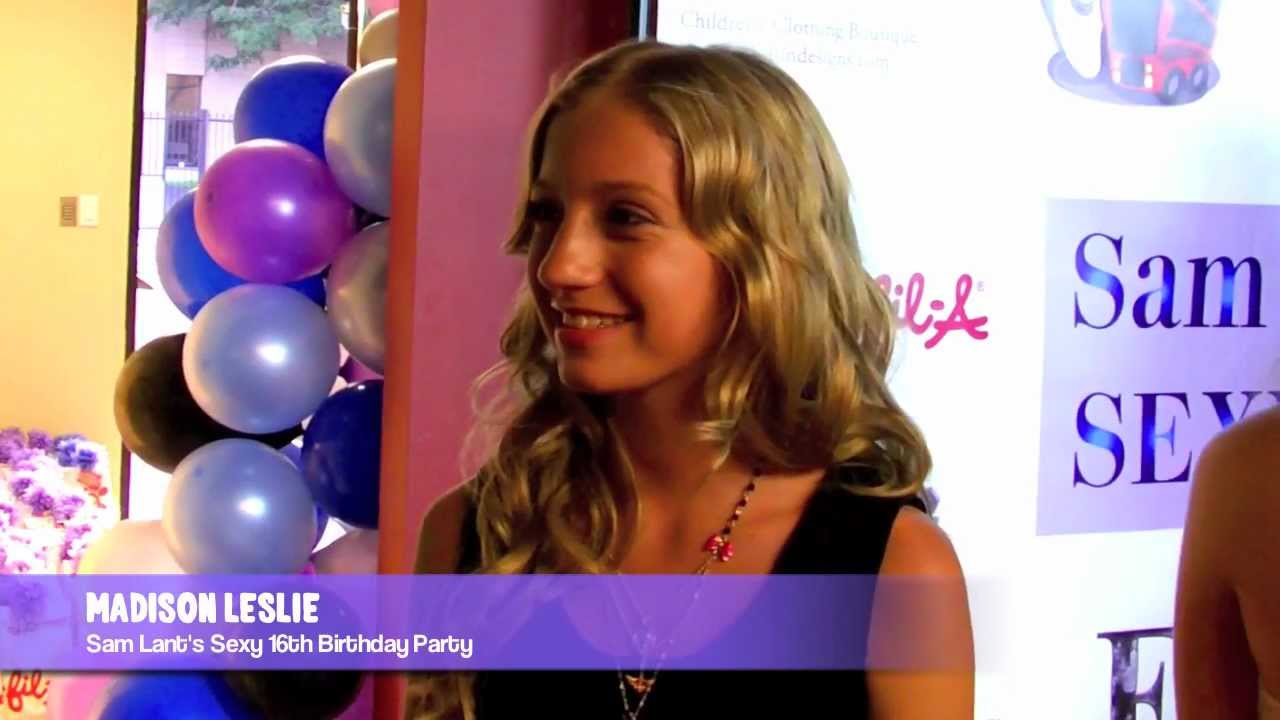 Sam Lant's Sexy 16th Birthday Party Interviews- Group 1