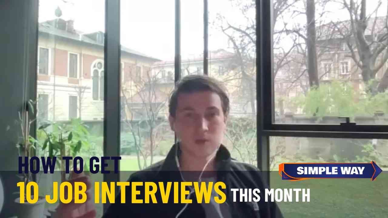 Simple way how to get 10 job interviews per month using LinkedIn - YouTube
