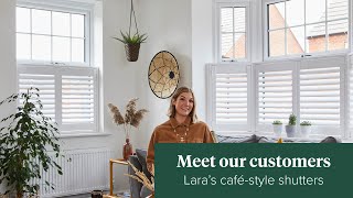 Hillarys Reviews: Lara&#39;s café-style shutters