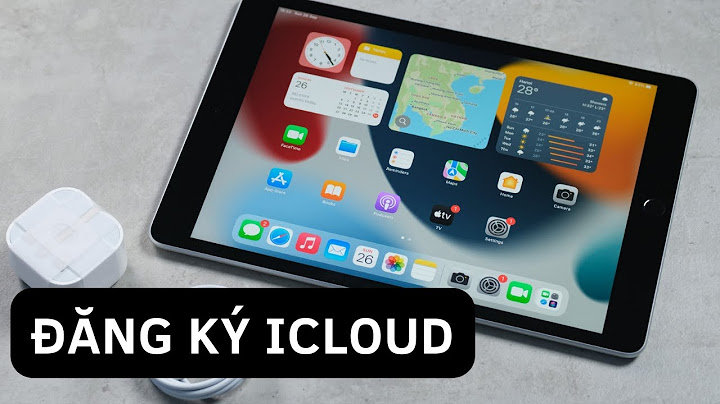 Cách tạo iCloud trên iPad