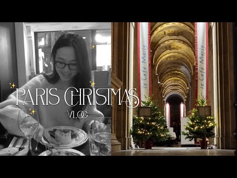 Paris VLOG  파리 의대생이 크리스마스 감성 찾으러✨🤍/ 프랑스 비스트로 맛집/ 연말 감성의 뷸리(BULY)카페☕️/ 연말에 더욱 예쁜 빠사쥬 소개🎄