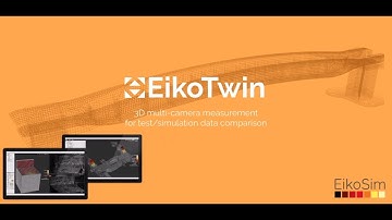 EikoTwin : 3D multi-camera measurement for test/simulation data comparison