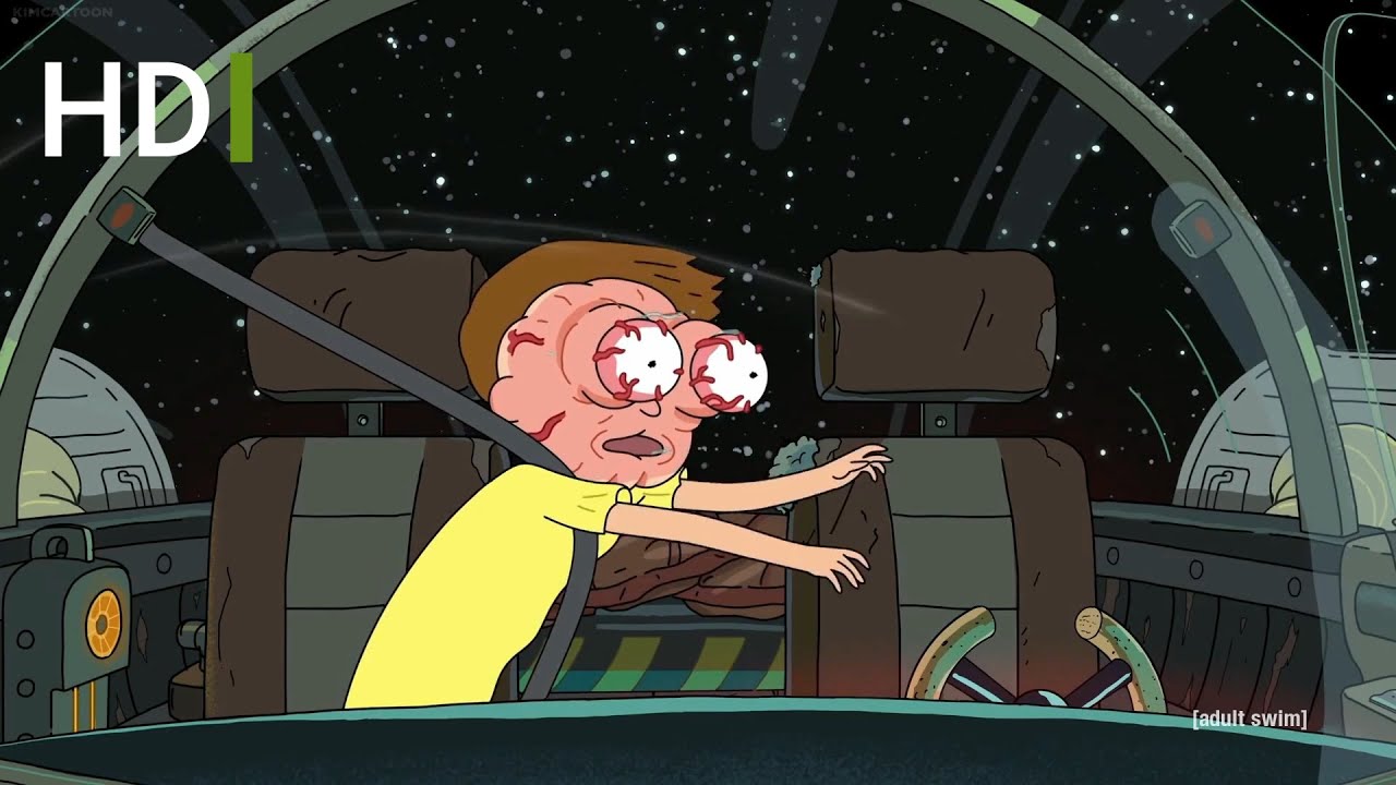 Morty Out Of Breath In Slow Motion Season 4 Episod5 Rick And Morty Clips YouTube