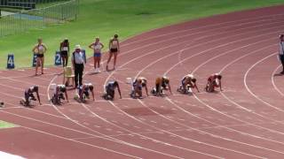 100m Final 16M Ashley Moloney 10.80 +1.5 Qld State Championships 2016