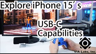 Exploring iPhone 15's USB-C Capabilities with VIA Labs (附中文字幕\/日本語字幕付き)