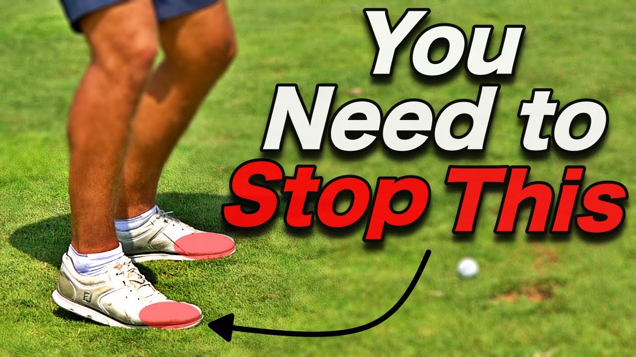 WHERE IS THE WEIGHT IN YOUR FEET? A CRUCIAL Golf Lesson to prevent