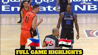 Strong Group PH vs Al Wahda Syria Full Game Highlights | 33rd Dubai International Basketball Champ