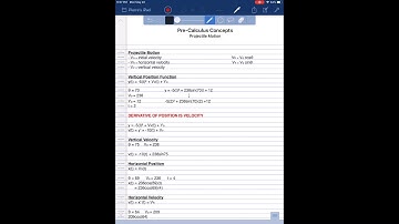 Pre-Calculus Concepts: Projectile Motion