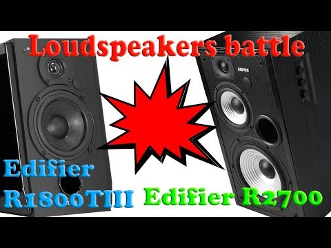 Эпическая битва колонок. Edifier R2700 vs R1800TIII