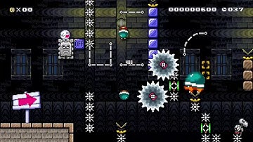 Dry Bones Kaizo Lair (Mario Maker 2)