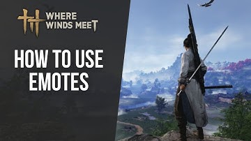 How to Gesture in Where Winds Meet