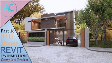 REJJ House | Part 16 | Complete Step By Step Project | Revit and Twinmotion Tutorial