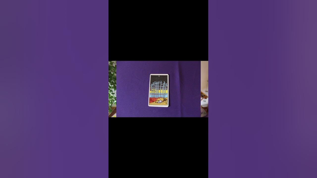 Tarotkarten 10 der Schwerter verständliche Erklärung der Bedeutung YouTube