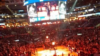 Soulja Boy halftime show! GSW Warriors LA Clippers Kawhi Paul George Steph Curry rap hiphop halftime
