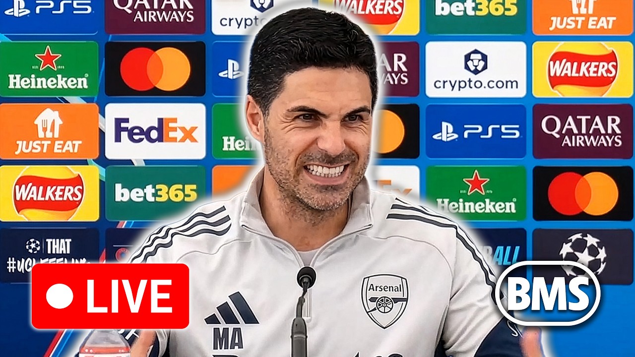 🔴 LIVE | Mikel Arteta | PSG v Arsenal and Crystal Palace v Arsenal | Champions League Final 🏆