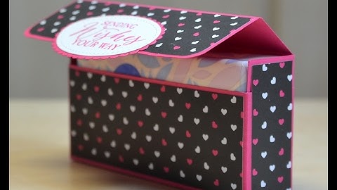 No.251 - Handbag Tissue Packet Box - JanB UK Stampin