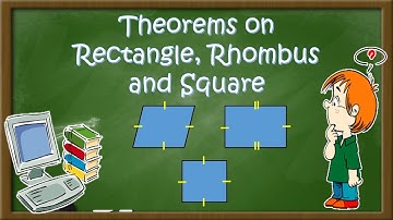 Theorems on Rectangle, Rhombus and Square