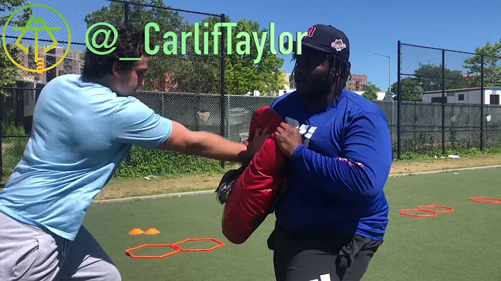 DRILLS FOR FASTER HANDS ( Defensive Line Drill)