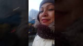 Walking Trip Along Oktoberskaya, Moscow Going To Metro Station Moscow