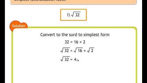 Conjugate pair of surds (Real Number) : SundaramEclass Algerbra concepts (9-10 grade)