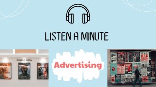 Daily English || Listen A Minute #03 || Advertising