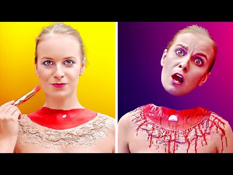 BOO! HALLOWEEN IS HERE! || Spooky Makeup And Cool Costumes Ideas By 123 GO! Like