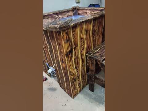 купель из еврокуба с подсветкой - YouTube