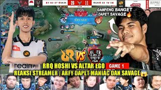 ARFY DAPET MANIAC DAN SAVAGE | RRQ DIBANTAI ARFY😱 | RRQ VS AE MPL ID #rrq #alterego #mlbbidcreator 