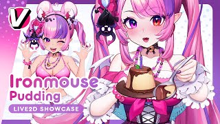 【Live2D】Vshojo Ironmouse Pudding Outfit Showcase
