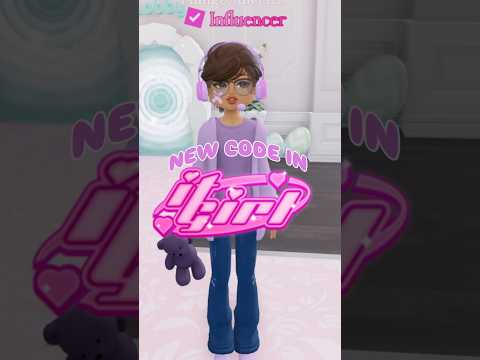 *NEW* CODE in ROBLOX IT GIRL!! Roblox It Girl codes #roblox #shorts