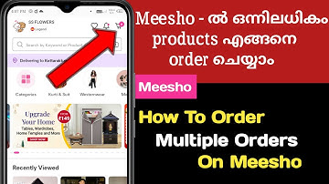How To Add Multiple Products in Meesho | How To multiple Orders in Meesho#meesho @itsmesebanya