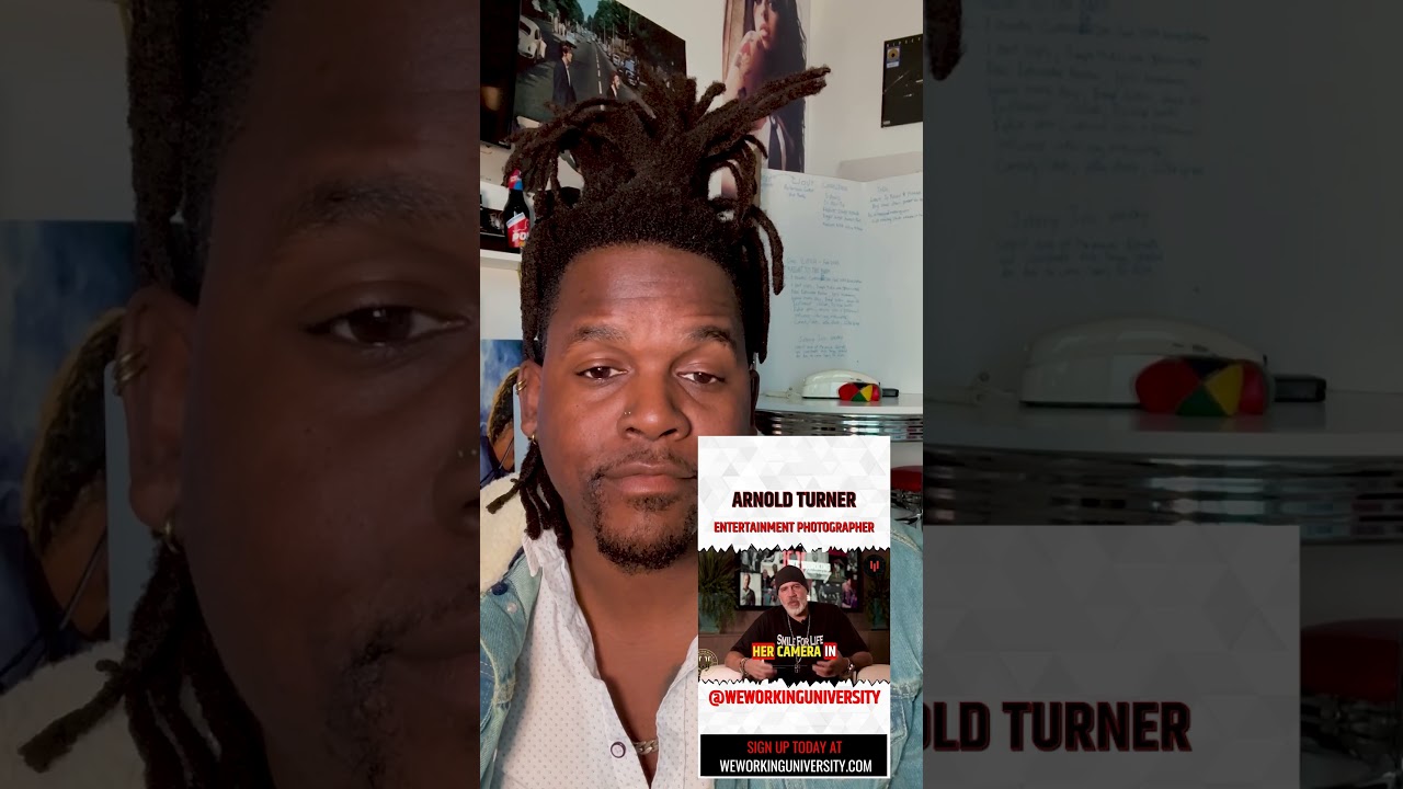 Learn From Entertainment Photographer Arnold Turner at We Working University - WWU 