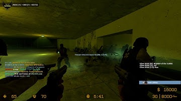 ZOMBIE ESCAPE, COUNTER-STRIKE: SOURCE, MAP: ZE_slender_escape, Level 2