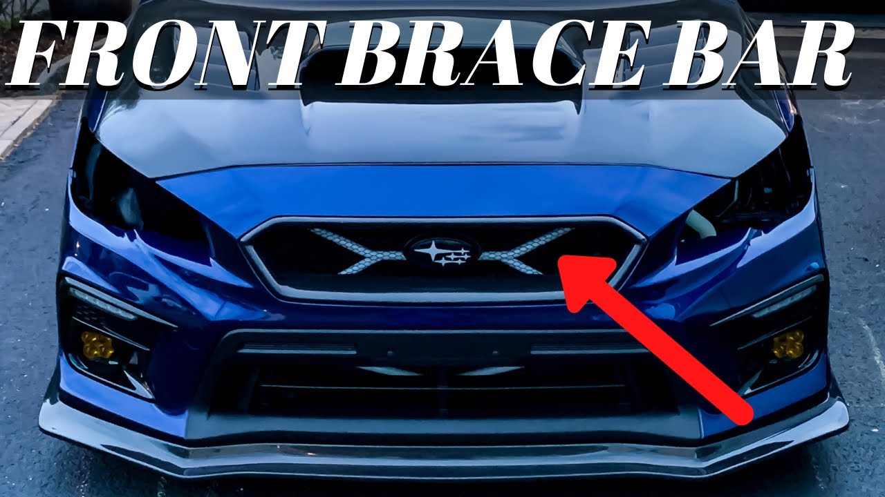 Subaru STI Front Chassis Brace Install | LWRCLSSGARAGE - YouTube
