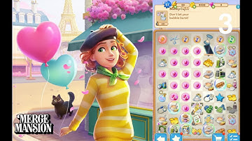 Merge Mansion | Maddie In Paris  Part  3 🌹🌹  #merge #margemansion