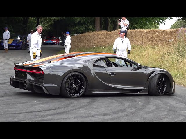 Bugatti Chiron Super Sport 300+ - Start Up, Accelerations & BRUTAL