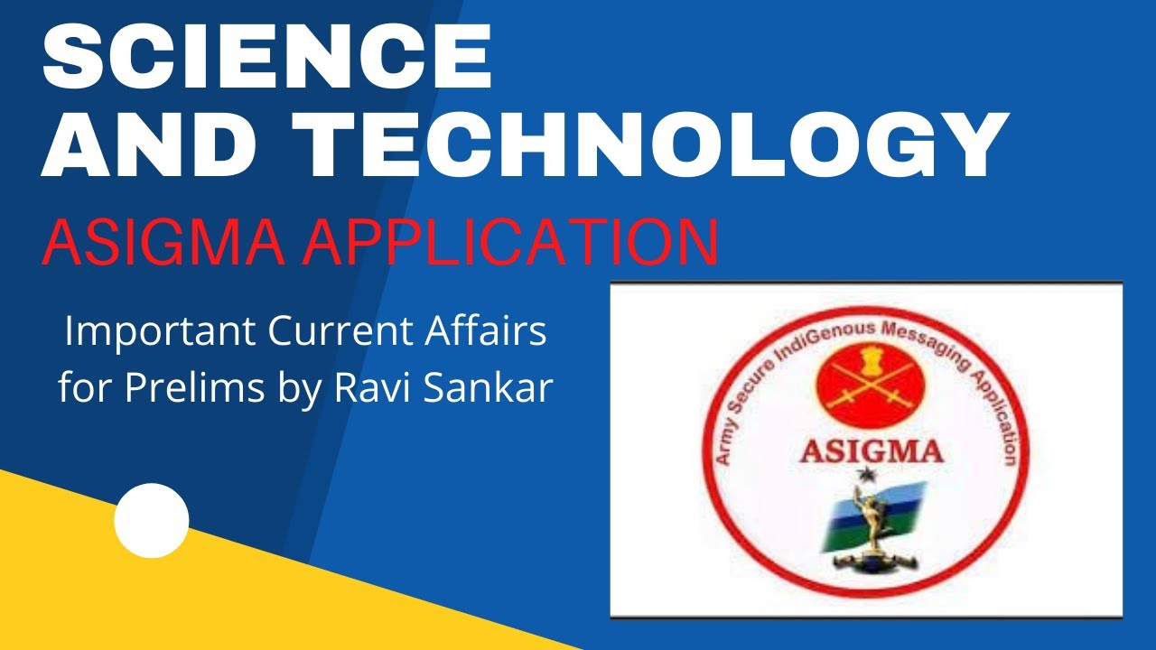 ASIGMA application by Indian Army|Important Current Affairs for Prelims ...