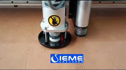 CNC Oscillating Knife Cutting Machine for Leather Cutting, Punching