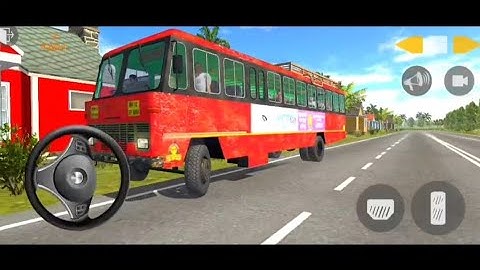 Village Route Local Bus Driving Game - Indian Sleeper Bus Simulator - Bus Game Android Gameplay