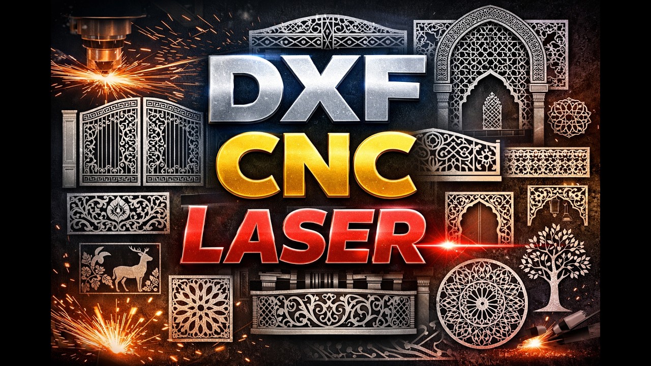 فيديو توضيحي للحصول على ملفات ال DXF المقدمه من القناة - YouTube