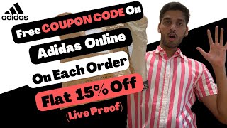 How To Get Coupon Code On Adidas Online 2023 ? Flat 15% Off On Each Order🔥Adidas India Coupon Codes