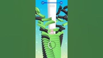 Stack Ball game Android iOs Level 107 Gameplay #shorts